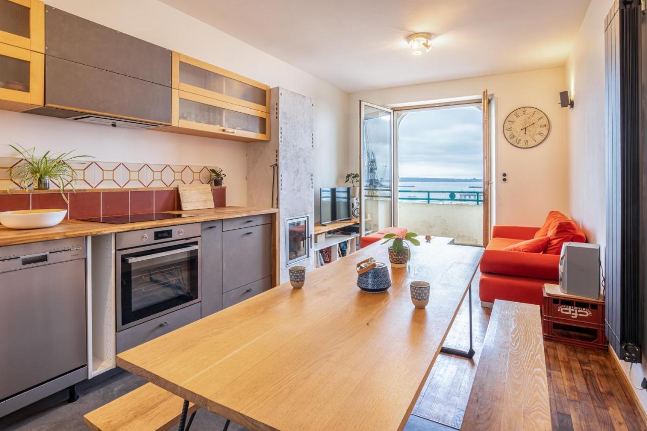Avec Une Belle Vue Sur Mer Apartment เบรสต์ ภายนอก รูปภาพ
